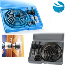 롱홀쏘 홀소 홀쏘 홀카터 홀컷터 천공날 원형톱날 세트 직소 홀쏘아바 천공드릴, 경강도홀쏘 16p세트