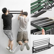BLNY 비엘와이 무타공 접착식 욕실 2단 수건선반 수건걸이 수납 정리대 BS-FT102
