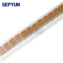 10pcs 유형 D 100UF 150 미크로포맷 220 330 470 680 탄탈륨 커패시터 2.5V 4V 6V 6.3V 10V 16V 25V 35V 50V 4.7/6.8/10/1, 14 D 25V 10UF 106