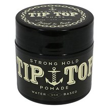 Tip Top Strong Hold Water Based Pomade 4.25oz 팁 탑 스텐드 홀/8468061, 상세내용참조