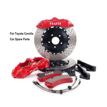 KLAKLE-자동차 디스크 브레이크 캘리퍼 GT6 브레이크 디스크 키트 380x34MM 토요타 코롤라용 예비 부품, 01 355mm disc