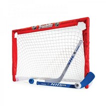 Franklin Sports NHL Kids Mini Hockey Set - Includes 1 Knee Hockey Goal - 2 Mini Hockey Sticks + 2 Fo
