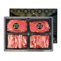 건우리 한우한돈 선물세트, 세트 1호 - 보자기 포함