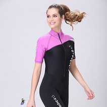 다이빙 웻슈트 드라이슈트 바다수영 서핑 Dive & Sail-네오프렌 소재 다이빙 수트 커플 스킨 슈트 바, 08 Women pink short 606_03 M