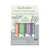 얼스마마 립밤 4종 세트, 라벤더, 민트, 오렌지진저에이드, 코코넛, 1세트