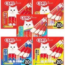 이나바 챠오스틱 버라이어티 20개입, 참치닭가슴살 버라이어티 20P TSC135