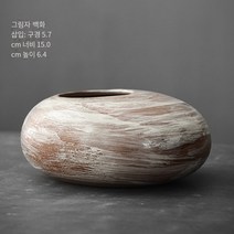 일본의 거친 도자기 금박 꽃병 꽃 검은 도자기 골동품 세라믹 선 데스크탑 장식품 홈 복고풍 말린 꽃 삽입, 지안산 꽃병/Jianshan 제외(그림자 화이트)