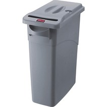 Rubbermaid Commercial Products Slim Jim Waste Confidential 콤보 78.6L(2, 16G Container with Lid
