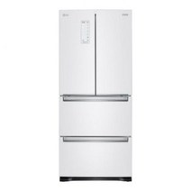 하 LG 디오스 김치냉장고 K411W141 402L/화이트/1등급