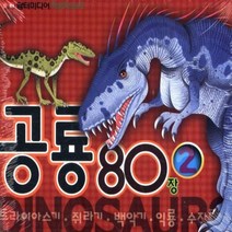 웅진북센 공룡80장 2 플래시카드 트라이아스기쥐라기백악기익룡수장룡, One color | One Size@1