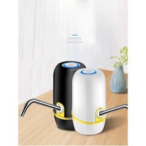캠핑용 정수기 미네랄 워터 펌프 충전식 글램핑, 화이트 - (600ML 용량)
