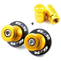 Suzuki GSR 750 600 400 GSR400 GSR600 GSR750 8MM 오토바이 액세서리 CNC 알루미늄 M8 스윙 암 스풀 슬라이더 스탠드 나사, A Set Gold