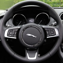 재규어 핸들 엠블럼 카본 몰딩 F타입 E페이스 용품, A TYPE