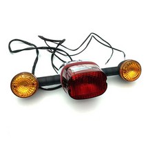 오토바이 적합 keeway superlight keeway superlight 125 150 200 용 원래 미등 회전 신호 테일 라이트 어셈블리, 후미등 조립