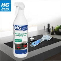 HG 전기레인지유리청소세제 500ml 인덕션유리청소세제 전기렌지유리청소세정제 유리클리너 하이라이트, 인덕션/전기렌지 청소세제500ml+청소칼(스크래퍼)
