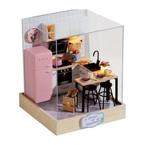 Fulltem DIY 미니어처 하우스 집 200여종 ( 한글설명서 포함) 키트, 002. 키친룸