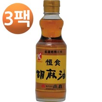 Hengshi 저온 볶은 아마 기름 아마유 300g × 2, 3팩