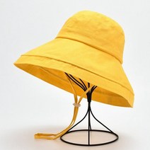 여름 린넨 버킷햇 챙넓은 벙거지모자 와이드챙 분리형 턱끈 모자