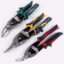 툴쎈 항공가위 10인치 왼쪽 직선 오른쪽 함석가위 철판 절단용 공구 수공구, 항공가위(왼쪽) NO.30021, 1개