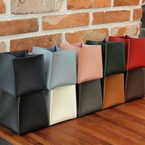 엘바스터 호텔 인테리어 화장대 선반 휴지통 10컬러, 아이보리