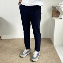 [S~3XL] 구스마켓 남자 시원한 아이스 밴딩 스판 슬랙스 여름팬츠 [4컬러]