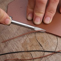 가죽피할기 가죽공예 가죽 트리머 가장자리 스카이빙 DIY 공예 절단 바느질 칼 1 개 지갑 도구 0.8/1/1.2/, 01 1mm