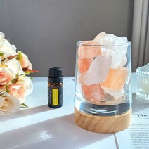 (세트구성) 아로마스톤 디퓨저 무드등 + 100% 천연아로마오일10ml 1+1 (10종2택), 레드오렌지, 로즈, 라벤더