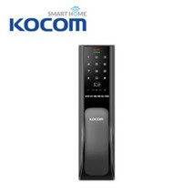 코콤 미니 푸시풀 주키 KDL-7500S (블랙) 2way 무타공 도어락 비밀번호 카드키 셀프설치