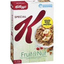 켈로그 스페셜 케이 과일 견과류 시리얼 430g Kelloggs Special K Fruit Nut Cereal, 1팩