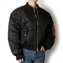 검정색 항공 남자 패딩 오버핏 남자항공 잠바 숏 점퍼 코디 짧은 남성 겨울 아우터