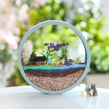 향해사 향기나는 벽걸이형 모스 행잉 테라리움 DIY 키트 미니어쳐, #1여름 낚시 여행