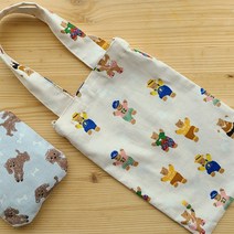 [DIY] 에코백만들기 광목가방 동물무늬가방 옥스포드가방 간단한가방만들기