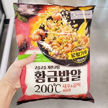 풀무원_황금밥알 새우갈릭볶음밥_420G, 아이스보냉백포장