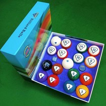 당구 공 포켓볼 블루 다이아몬드 등급 16A 페놀 수지 당구 풀 17 공 2-1/4 "+ 초크 2 개 세트, 01 violet