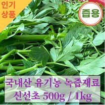 유기농 신선초 500g 국내산 산지직송 주스용 녹즙재료 신선초 녹즙, 1kg, 1개
