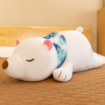 동물 인형 쿠션 침대 곰 베어 잠만보 대형 초 독신 아기 긴 생일 이케아 나혼자산다 엄청 재우는 배게 애착 강아지 기, A, 100cm