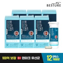 [베스처] 100억보장 덴마크유산균 프로바이오틱스 데일리 6박스(12개월분), 덴마크 프로바이오틱스 6박스