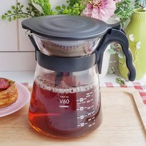 하리오 드립퍼포트 V60 /유리주전자 커피포트 여과지