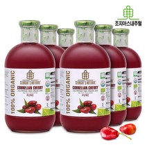 조지아스내추럴 유기농 산수유 착즙원액 주스, 6병, 1000ml