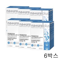 내츄럴플러스 김치유산균 CLP0611 신프리바이오틱스 L프롤린 혼합유산균 6박스