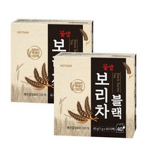꽃샘 블랙보리차 40T x 2개