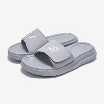 국내매장용 NB 뉴발란스 쿠셔닝 슬라이드 SD1501LG3 발볼 넓이 (M) 라이프스타일 패션 슬리퍼