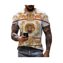라이언 사자 3D프린팅반팔티셔츠[2XS~6XL]8종택1