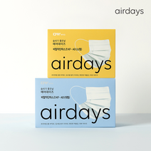 에어데이즈 KFAD 귀편한 비말차단 마스크 50매 일반형, 대형, 화이트(단일)