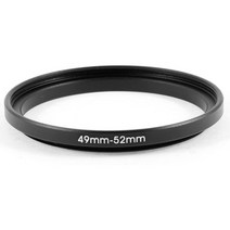 일본직발송 2. UXCELL 스텝 업 링 렌즈 어댑터 카메라 부품 49MM-52MM 카메라 수리 금속 렌즈 필터 어댑터, ONE SIZE_One Color, One Size_One Color, 상세 설명 참조0