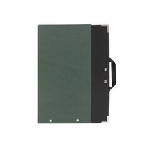 세우세 북스탠드 책받침대 휴대용 독서대 소설책용_교과서용, Green/Black