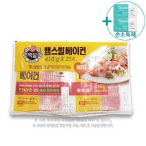 코스트코 백설 햄스빌 베이컨 205g x 4EA [아이스박스] + 더메이런손소독제