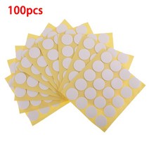 캔들용품 100/200pcs 캔들 위크 스티커 양면 접착 점 촛불 만들기 20mm, 01 100pcs sticker