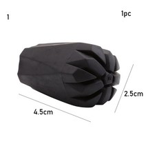 1pc 내구성 블랙 고무 트레킹 폴 프로텍터 조절 가능한 텔레스코픽 워킹 스틱 헤드 폴 교체 하이킹 액세서리, 스타일 1
