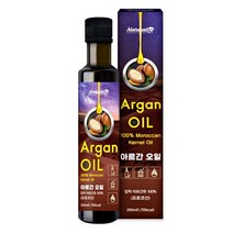 식용아르간오일병 바른아르간오일 식용아르간오일효능 냉압착유100% 250ml